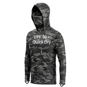 OEM y ODM Camisa De Pesca Upf 50 Camisa De Pescador Camisas De Pesca Con Capucha Pesca Sudadera Con Capucha Secado Rápido Manga Larga Personalizada - Product Image 6