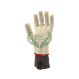 Gants de sécurité industriels en coton indonésien, tricotés, antistatiques, anti-chocs, haute qualité, usage général, longueur 26 cm - Product Image 3