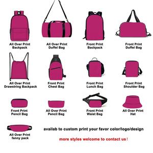 กระเป๋าเดินทางทรงหมอนพิมพ์ลายซับลิเมชันสำหรับใส่โยคะ - Product Image 5