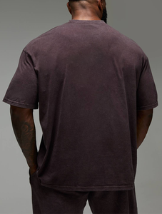 Camiseta de Cuello Redondo para Hombre, Precio de Fábrica, Suave al Tacto, para Otoño, Spandex, Secado Rápido, Estilo Regular, Tinte Liso, Camisetas Deportivas - Product Image 6