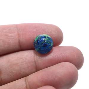 Venta al por mayor natural azurita malaquita cabujón piedras preciosas sueltas color negro precios de fábrica del fabricante de piedras preciosas - Product Image 4