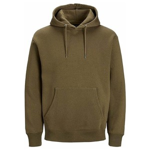 Sweat à capuche unisexe en éponge française, mince et confortable, respirant, avec poche à manches longues, de haute qualité, brodé en gros gaufré - Product Image 2