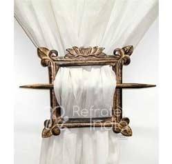 Heart Shape Very Popular Wooden <b>Curtain</b> Tieback for <b>Curtain</b> Bulk Supplier and Manufacture by Refratex India Made in India - Product Image 3