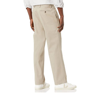 Hot Sale Casual Golf Pants Men High Street <b>Vintage</b> Chino Pants Men Polyester Mid Waist Regular Chino <b>Trousers</b> Men - Product Image 2