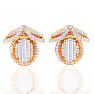 ต่างหูเพชร ishi 1.11กะรัตทอง18K ไร้รอยต่อ - Product Image 3