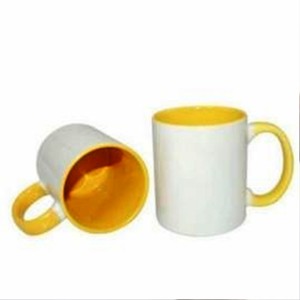 Tazas amarillas Comprar tazas amarillas Producto de Venta caliente Impreso Taza de cerámica hecha a mano Tazas de café - Product Image 4