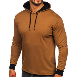 Precio razonable Hombres Sudaderas con capucha personalizadas Nuevo estilo callejero Personalizado ajuste suelto Hombres Liso Jersey de invierno Sudadera con capucha térmica - Product Image 5