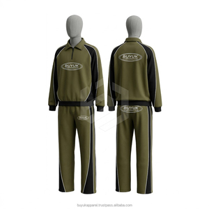 Conjunto Deportivo Cortavientos de Alta Calidad, 2 Piezas, Ropa Deportiva para Hombre, Chaqueta con Cremallera y Pantalones con Cintura Elástica - Product Image 2