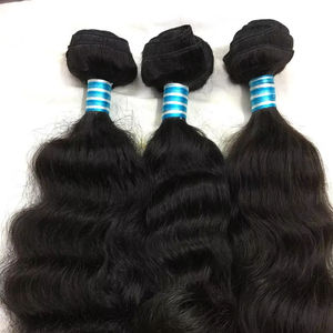 Extensions de cheveux indiens Remy de haute qualité, super double trame, directement de l'usine, ondulation naturelle, double trame, toutes les couleurs, sans produits chimiques - Product Image 1