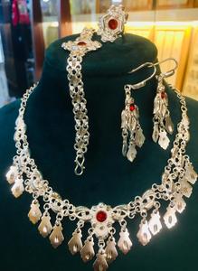 24K or Dubai classique perle fleur cuivre collier boucles d'oreilles bracelets peignes Vintage diamant anniversaire mode ensemble de bijoux - Product Image 6