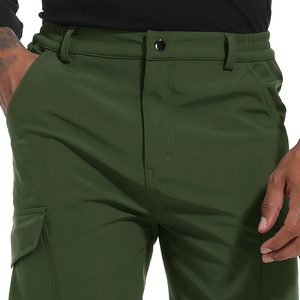 Pantalones Softshell de diseño único para hombre, pantalones de esquí al aire libre, ropa de calle de pierna ancha para nieve - Product Image 3