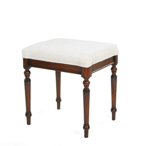 Taburete tapizado elegante personalizado, muebles de dormitorio de madera, asiento otomano de tocador para uso doméstico, hotel y apartamento - Product Image 5