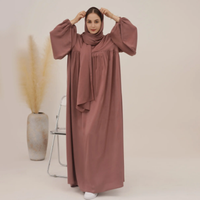 Nouvelle Arrivée 2026 – Abaya Musulmane Islamique Femme Grande Taille Respirante Sans Coutures Style Dubaï de Haute Qualité