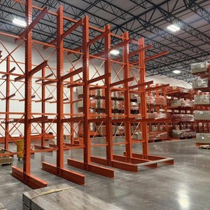 Vietnam Manufacturer Top Choice Made of Steel Base Arm Cantilever Racking For Warehouse Inventory Handling - Product Image 1