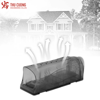 Piège à souris solide sans cruauté Réutilisable Efficace Écologique Transparent Live Catch & Release Rongeur Lutte antiparasitaire