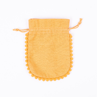 Pochettes en velours ajustables avec logo personnalisé, réutilisables, écologiques, style vintage, 3x4 pouces, Craftjaipur, sacs cadeaux, bijoux