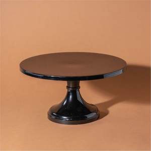 Juego de Soportes para Pastel en Negro Mate Moderno, Pedestal de Metal con Filigrana Vintage, Base Decorativa para Exhibición de Pasteles de Boda para Eventos y Catering - Product Image 6