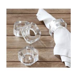 Anillo de Servilleta Acrílico para Bodas y Fiestas, Decoración de Mesa de Alta Calidad para Fiestas de Cumpleaños, Porta Servilletas Acrílico de Lujo Personalizado en Venta - Product Image 3
