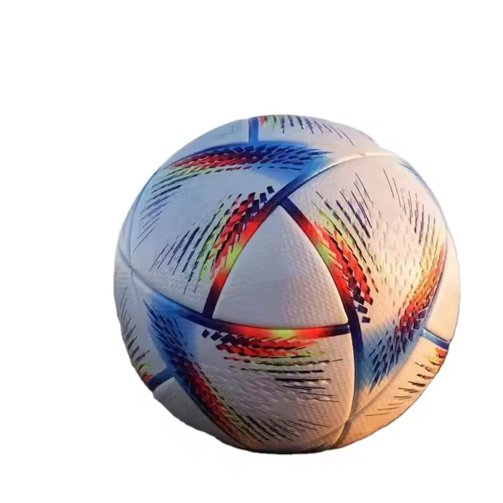 カスタマイズされたサッカーボールサッカートレーニングボールサイズ5 PUプロのマッチボール屋外サッカーパキスタン製