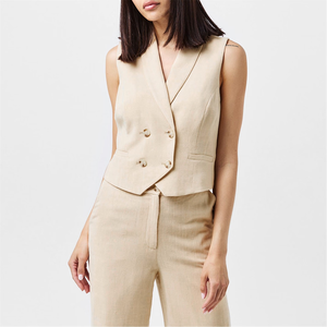 Chemise d'été pour femmes, tissu léger, haut basique à col rond, décontracté, tendance estivale pour femmes, élégant - Product Image 3