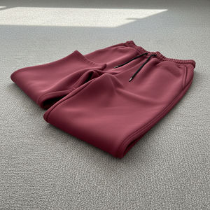 Pantalon de jogging décontracté pour homme en coton 100% de poids moyen, nouvelle collection 2026, écologique, blocs de couleur, taille élastique, jambe large, style hip-hop - Product Image 6