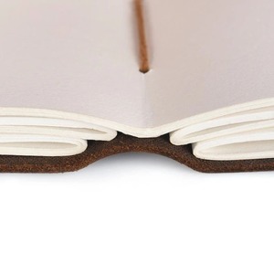 Cuaderno de viaje A5 personalizable diario encuadernado de cuero personalizado con encuadernación en espiral para escribir dibujo uso diario - Product Image 3
