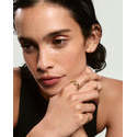 Adjustable Gold Plated Sculpture <b>Ring</b> Fashionable Trendy Cluster and Opening <b>Rings</b> Inlaid with Stylish Design - Product Image 3
