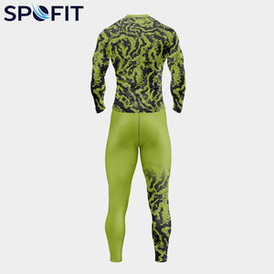 Conjuntos de Rashguard y Leggings Personalizados para Hombre, Sublimados, para BJJ, con Logotipo Personalizado, Ropa de Compresión para MMA - Product Image 4