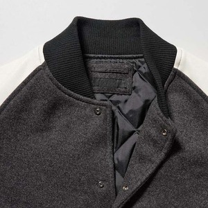 Chaquetas Varsity de Béisbol de Manga Larga con Diseños Modernos para Hombre, Chaquetas Letterman Varsity con Diseño de Logotipo Estampado Liso - Product Image 3