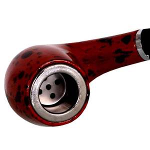 Pipa de fumar de madera hecha a mano con acabado de madera natural para tabaco, pipa de madera premium para tabaco a precio económico. - Product Image 4