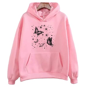 Sudadera con Capucha y Estampado de Mariposa con Diseño Personalizado, Unisex, para Mujer, de Alta Calidad, Manga Larga, Estilo Urbano, Sudadera de Forro Polar, Conjuntos Deportivos - Product Image 2