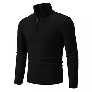Premium Sportswear Half Zip Top Men Breathable Polyester Spandex Stretch Fabric Quick Dry OEM & ODM Custom Design Factory Supply - Product Image 4