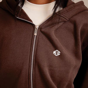 Sudaderas con Capucha Extra Grandes de Moda para Mujer al por Mayor, Sudadera Informal de Felpa de Algodón, Sudaderas con Capucha con Logotipo Personalizado para Mujer, Etiqueta Privada OEM - Product Image 4
