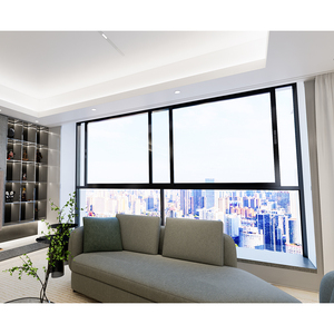Vente chaude En Aluminium Fenêtre <span class=keywords><strong>Coulissante</strong></span> Appartement Noir <span class=keywords><strong>Isoler</strong></span> À Bas Prix - Product Image 5