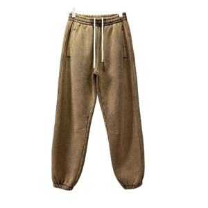 Pantalones de chándal con cordón deportivo de invierno con cintura elástica Fleece Batik Joggers Bottoms Loose Fit Track Street Cargo Pants - Product Image 5