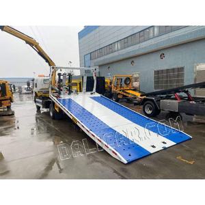 <span class=keywords><strong>Prix</strong></span> d'usine 1Suzu Camion de dépannage 4x2 8 tonnes à plateau plat avec grue de 5 tonnes à vendre - Product Image 3