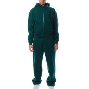 Conjunto de Sudadera con Capucha y Pantalones Deportivos que Ofrece Calidez y Comodidad con Opciones de Logotipo Impreso al por Mayor - Product Image 1