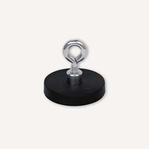 Sistema Magnetico Gommato Ø31x6mm con Occhiello - Product Image 1
