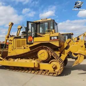 Bulldozer sur chenilles Caterpillar D7R d'occasion, 24 tonnes, capacité de la benne de 6,8 m³, marque japonaise d'origine, grand bulldozer, faible nombre d'heures, certifié CE - Product Image 4
