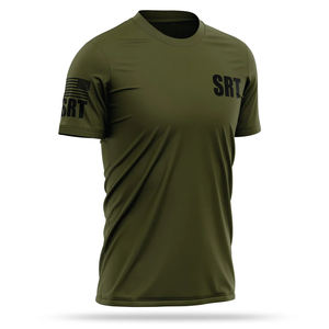 Camiseta personalizada con producto premium de servicio OEM con impresión Camiseta cómoda de rendimiento para hombre SRT de Venta caliente - Product Image 4