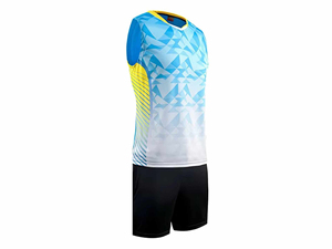 Conçu sur mesure 100% polyester séchage rapide sublimé volley-ball ensemble uniformes extensible OEM service pour volley-ball porter - Product Image 6