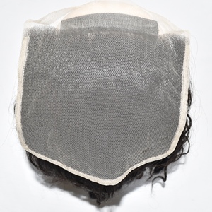 Extensions de cheveux humains vierges naturels Remy à ondulation profonde, double trame, non traités, 100% vierges, vente en gros, fermeture 7*7, provenance Inde - Product Image 1