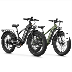 Bicicleta Eléctrica Todoterreno de Alta Velocidad y Gran Potencia (1800W) con Llantas Anchas de 26 Pulgadas, Batería de Largo Alcance de 48V 17.5AH para Adultos - Product Image 1