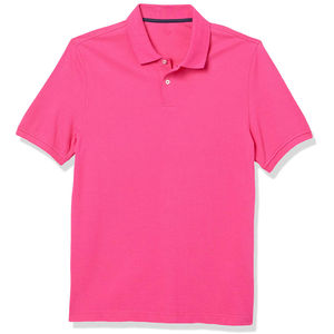 Polo pour hommes en coton décontracté à manches courtes avec impression personnalisée et logo brodé coupe ajustée Polo classique en coton Pima - Product Image 3