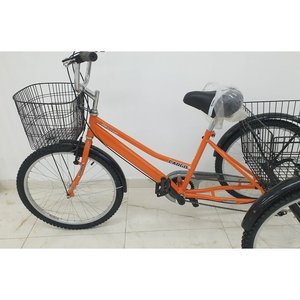 Bicicleta de Carga de Tres Ruedas Naranja 2960 con Cesta de Aluminio, Diseño Adaptado al Mercado - Product Image 2