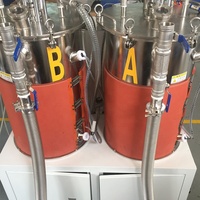 3 ejes AB dos componentes de resina epoxi de silicona líquida pu dispensador automático de pegamento dispensador de mezcla máquina de llenado de macetas robot