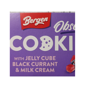 Galletas Bergen Jelly Cube al por mayor, sabor a grosella negra y crema de leche, 18x128g, 19g de grasa saturada por 100g, para una textura cremosa y llena en el paladar. - Product Image 6