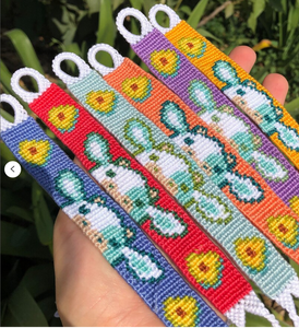 Custom <b>Bracelets</b> Vaches Friendship <b>Bracelet</b> or Anklet Chevron - Colorful - <b>String</b> - Trendy - *CUSTOMIZABLE* - Product Image 2