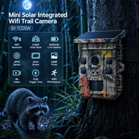 Caméra de chasse Sensvision alimentée par énergie solaire 4K 4G LTE WiFi 64MP IP66 étanche