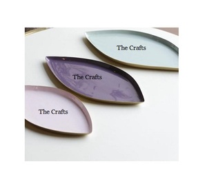 Juego de dos Bandejas para servir postres de diferentes colores en una bandeja de hierro para dulces y aperitivos para uso de vajilla de restaurante de Hotel - Product Image 3